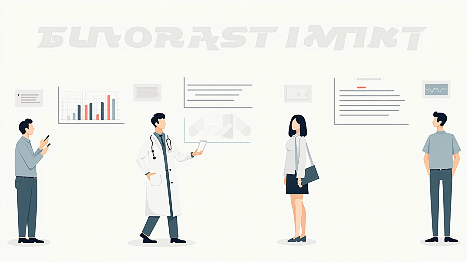 Patient reviewing clear AI-generated doctor visit notes on a phone after an appointment