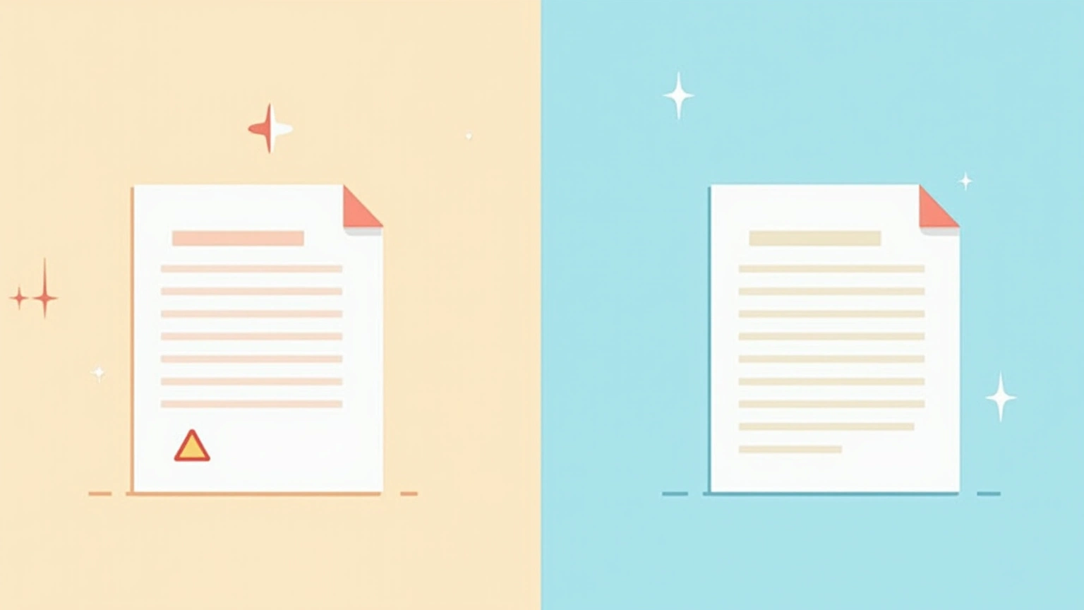 Split comparison showing a patient-friendly summary on the left and a clinical SOAP note on the right
